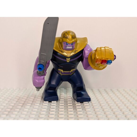 LEGO Marvel Thanos Big Fig Navy Blue Lavender - Picture 1 of 6